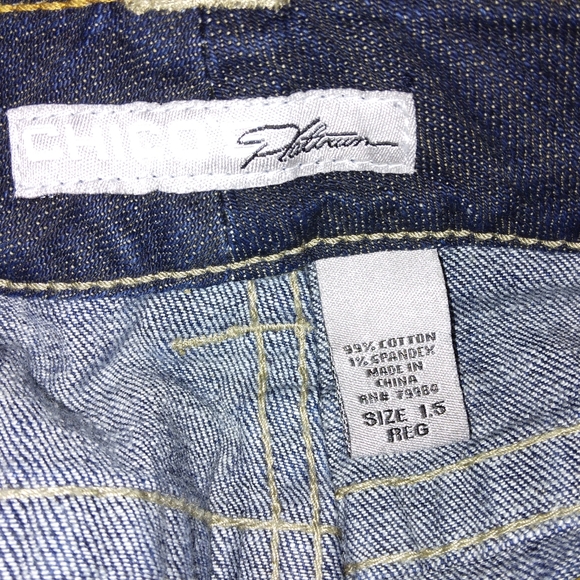 Chicos Platimum jeans size 1.5 braided pockets - Picture 3 of 4